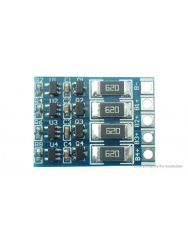 4-cell 18650 Li-ion / Li-Polymer Battery Pack Voltage Current Balancing Board