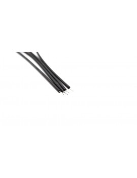 60mm 1007# 28 AWG Lead Wires (1000-Pack) - 60mm, Black: 1000-Pack