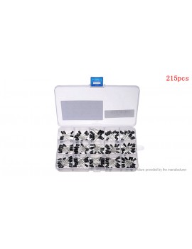 0.1uF-330uF Aluminum Electrolytic Capacitors Value-Pack (215 Pieces)