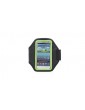 Sports Gym Nylon Arm Band Case for Samsung Galaxy S4 / i9500 (Black + Green)
