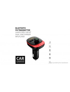 C22 Bluetooth V5.0 Car Kit FM Transmitter MP3 Player
