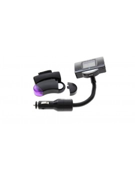 Steering Wheel Mount Bluetooth Handsfree Car Kit + 1.5" LCD MP3 Music Player FM Transmitter