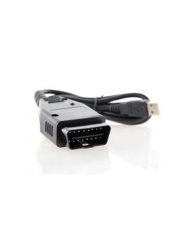 Car USB Interface Diagnostic Cable for VW/ Audi (Black)