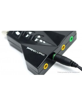 External USB Sound Card for Desktop / Notebook / PC / Laptop