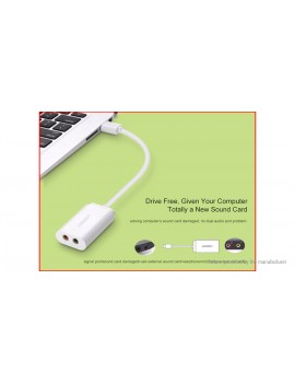 UGREEN USB External Sound Card Adapter