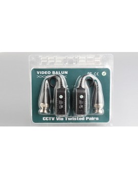CCTV Twisted-Pair Passive Video Balun Transceiver (2-Pack)