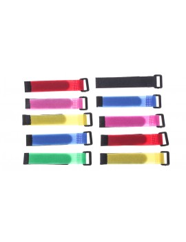 Battery Strap Wraps Velcro Cable Tie Down Straps (10-Pack)